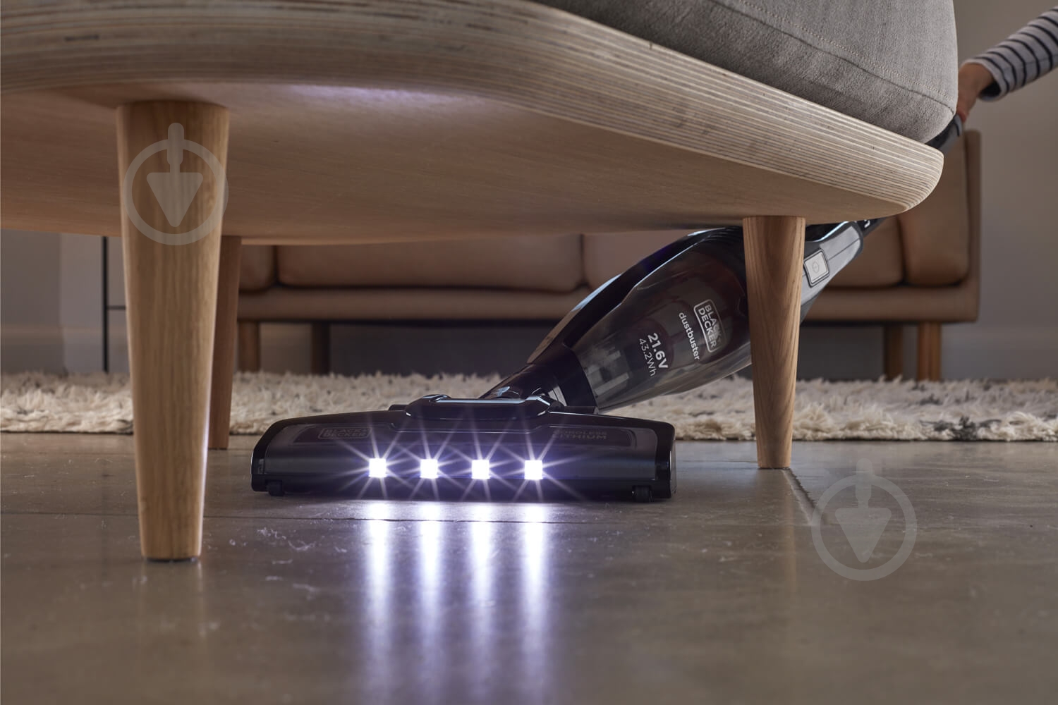 Пылесос аккумуляторный Black+Decker SVB620JW - фото 6