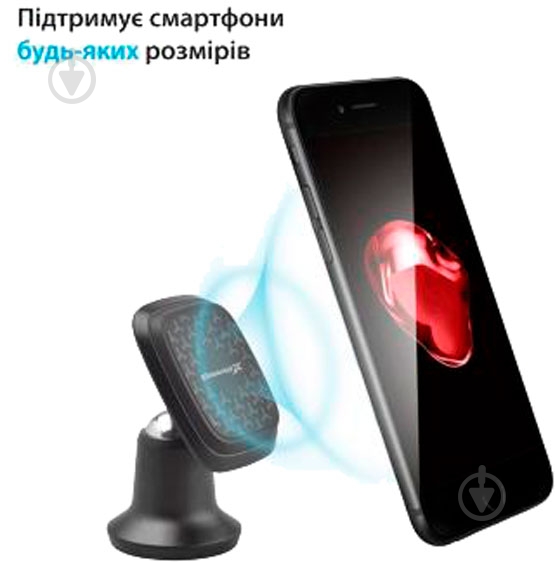 Автодержатель Grand-X Mounting on the Panel для смартфона (MT-09B) - фото 4 Автодержатель Grand-X Mounting on the Panel для смартфона (MT-09B) - фото 4