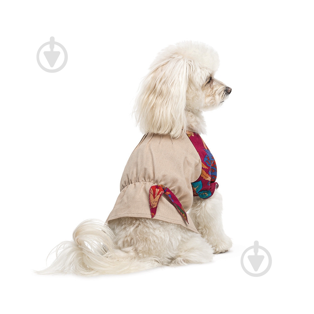 Рубашка Pet Fashion Соломия для собак девочка XS бежевая - фото 3 Рубашка Pet Fashion Соломия для собак девочка XS бежевая - фото 3