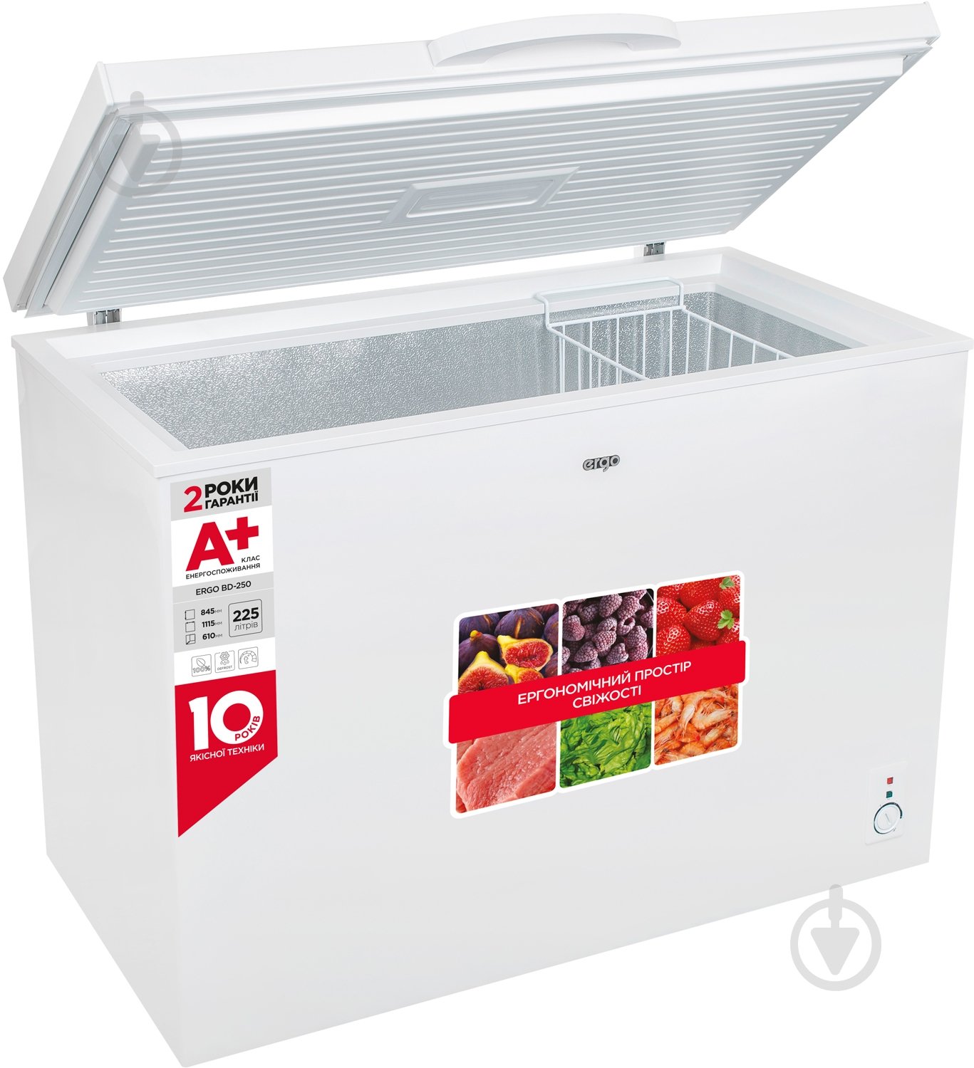 Морозильный ларь Ergo ERGO BD-250 - фото 6