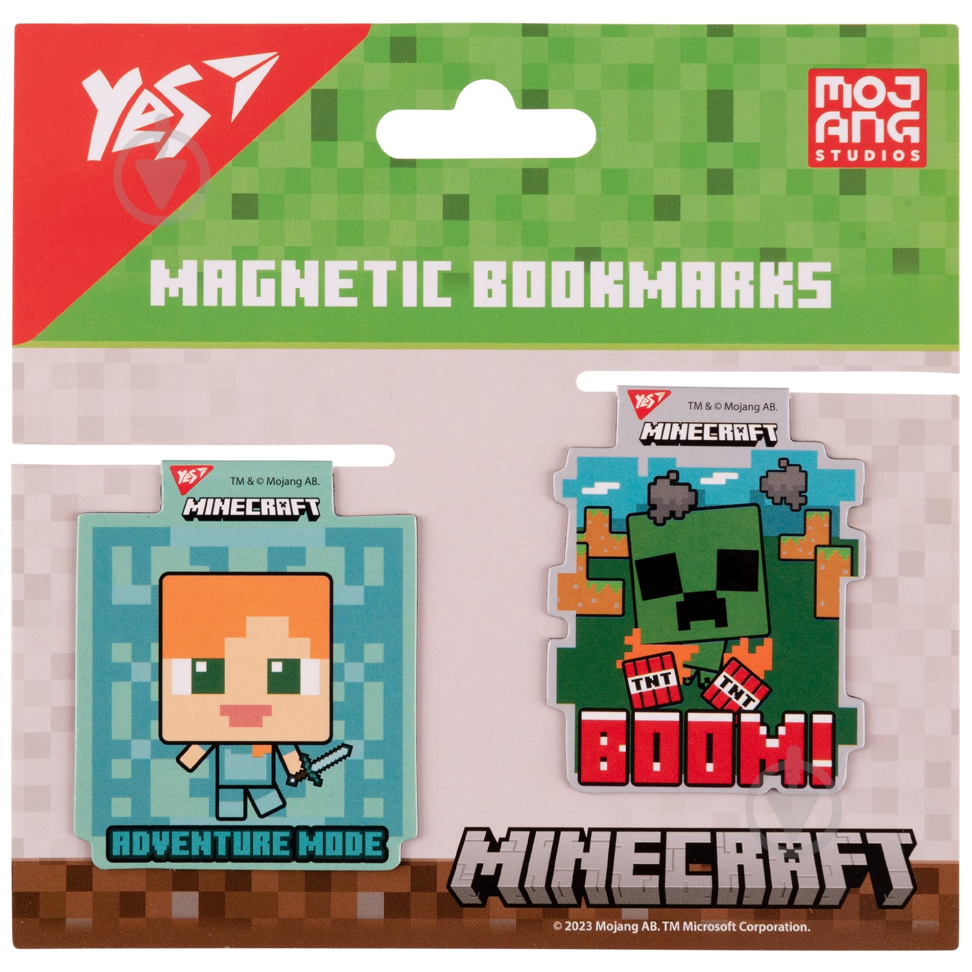 Закладки магнитные Minecraft friends 2 шт. YES - фото 2 Закладки магнитные Minecraft friends 2 шт. YES - фото 2