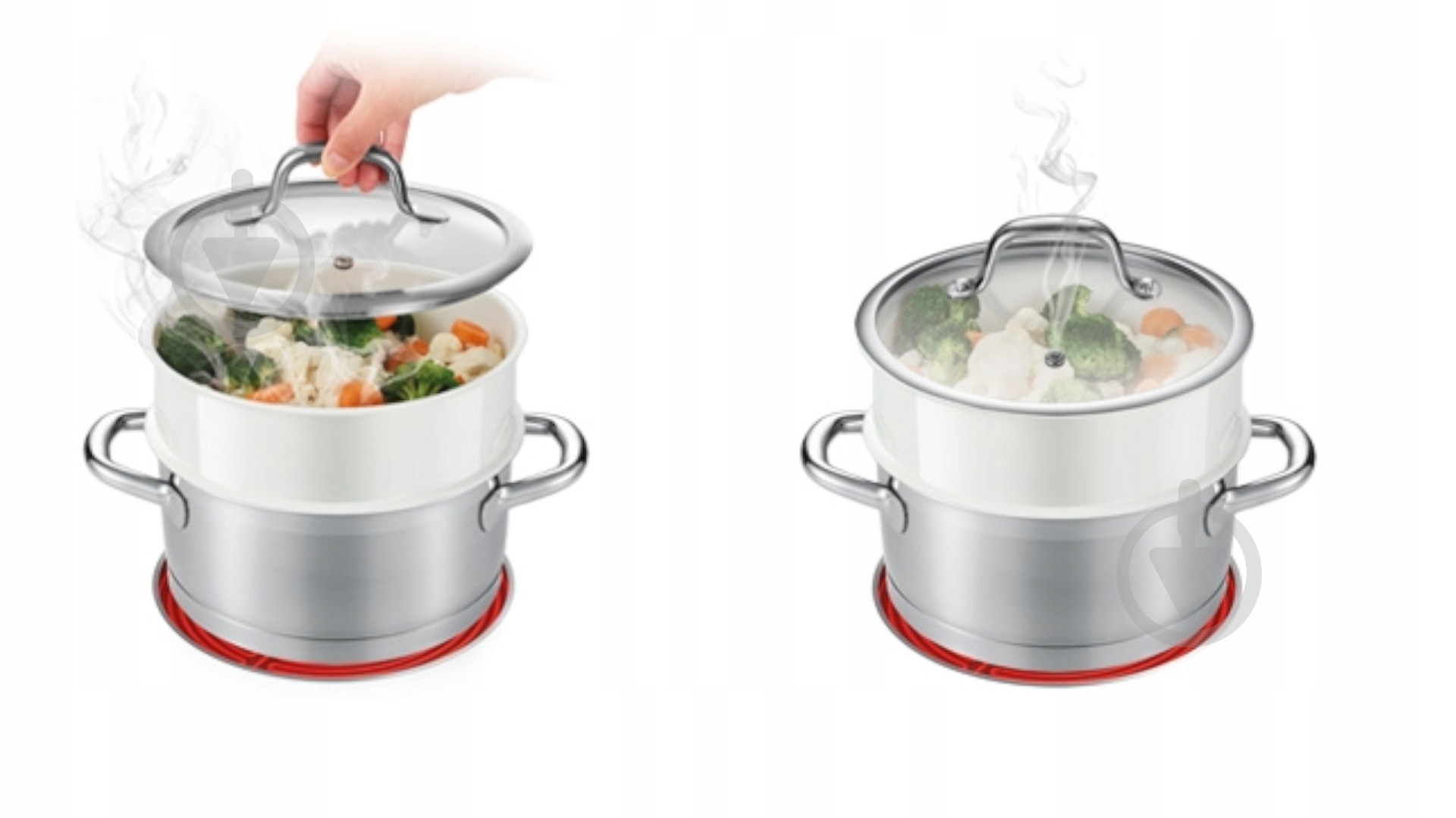 Пароварка для кастрюли Presto Steam 24 см 423010 Tescoma - фото 4