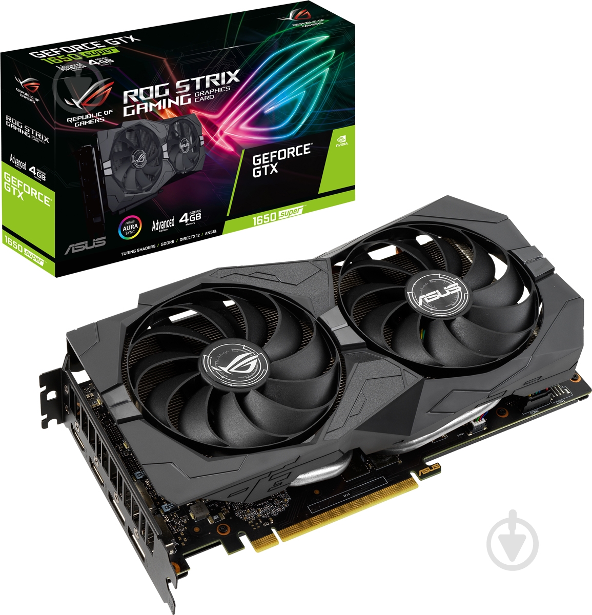 Видеокарта Asus GeForce GTX 1650 Super Super ROG Strix Gaming Advanced 4GB GDDR6 128bit (ROG-STRIX-GTX1650S-A4G-GAMING) - фото 9