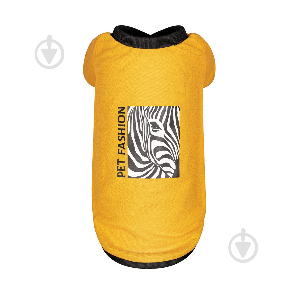 Футболка Pet Fashion Jessica для собак трикотаж M жовта - фото 1