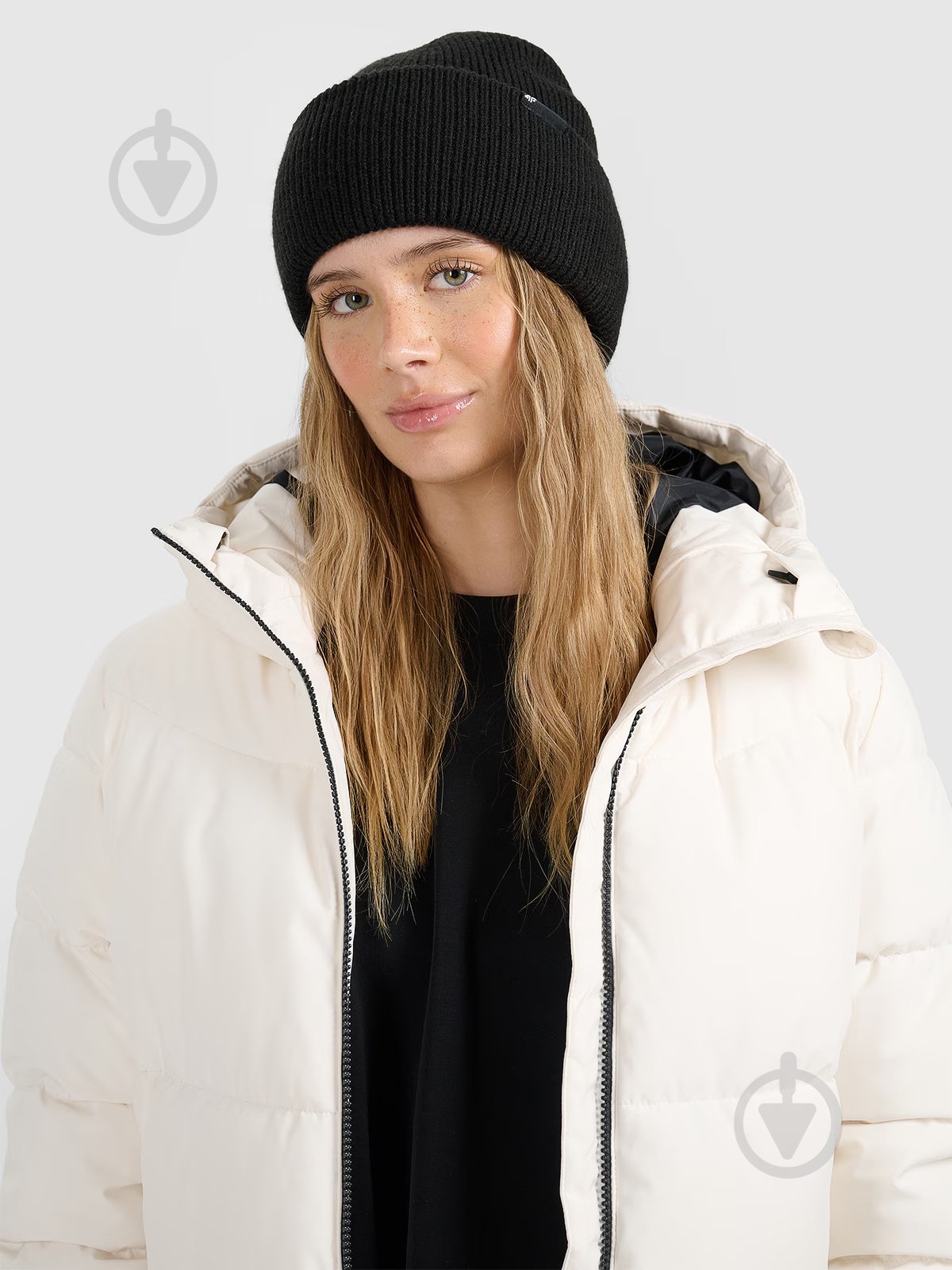 Шапка 4F 4FJWAW25ACAPU652-20S р.os черный - фото 3