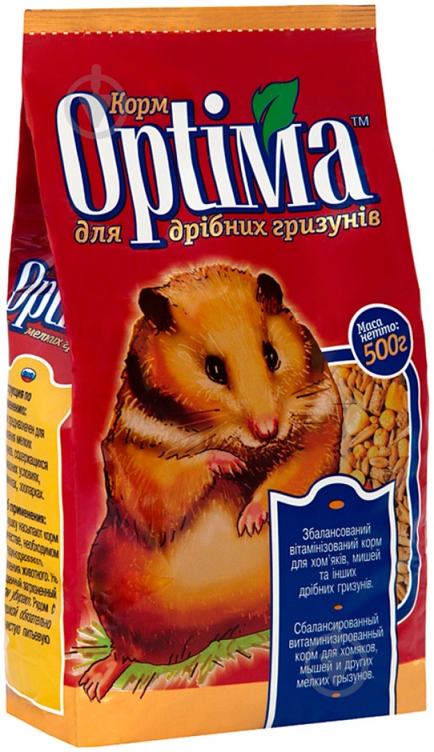 Корм Optima® Для маленьких грызунов 500 г - фото 1 Корм Optima® Для маленьких грызунов 500 г - фото 1