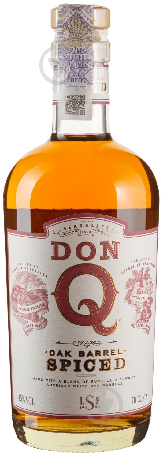 Ром Don Q Oak Barrel Spiced 0,7 л - фото 1 Ром Don Q Oak Barrel Spiced 0,7 л - фото 1