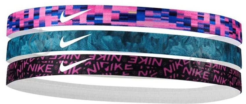 Пов'язка Nike HEADBANDS 3 PK N.000.2560.608.OS р.one size різнокольоровий - фото 1 Пов'язка Nike HEADBANDS 3 PK N.000.2560.608.OS р.one size різнокольоровий - фото 1