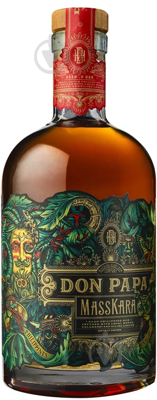 Ром Don Papa Don Papa Masskara 0,7 л - фото 1 Ром Don Papa Don Papa Masskara 0,7 л - фото 1