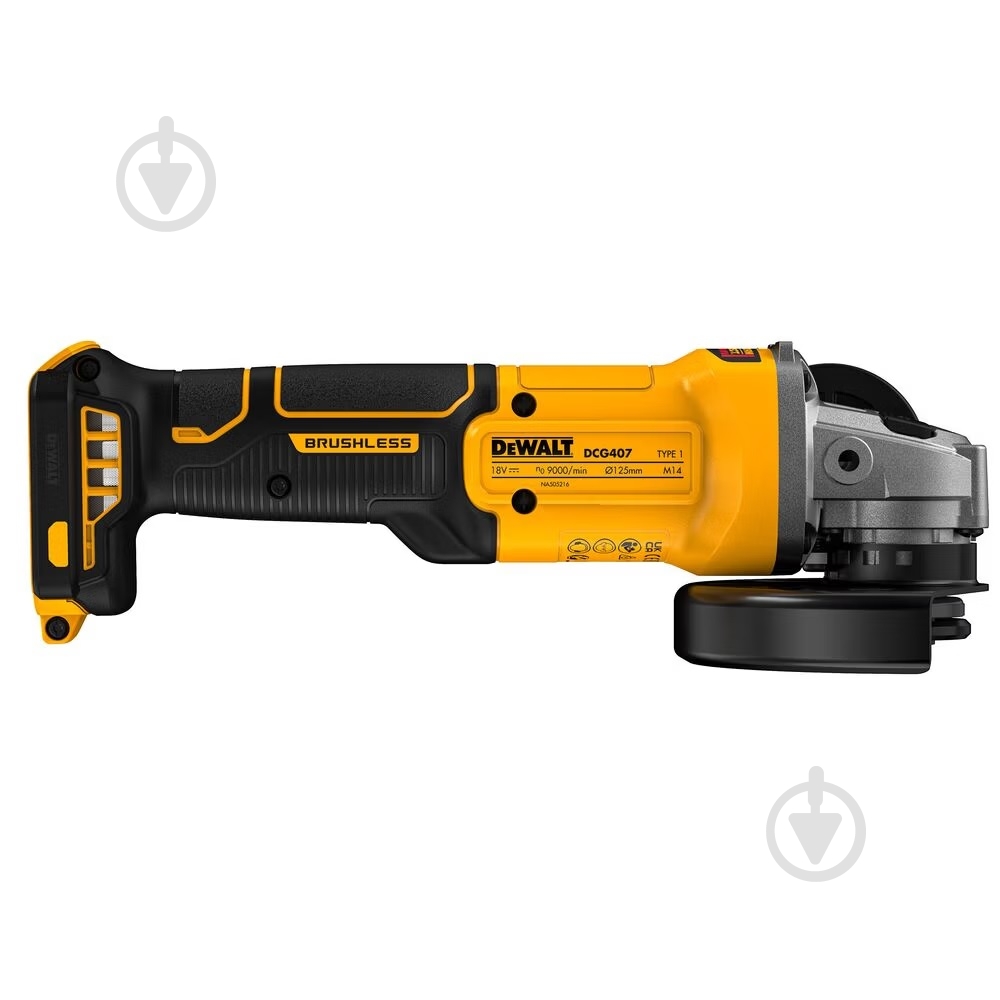 Шліфмашина DeWalt DCG407NT DCG407NT - фото 3