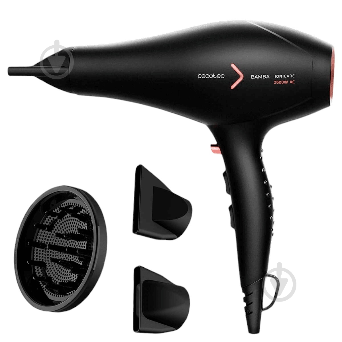 Фен CECOTEC Bamba IoniCare 5350 PowerShine Fire black/blue CCTC-04205 - фото 1 Фен CECOTEC Bamba IoniCare 5350 PowerShine Fire black/blue CCTC-04205 - фото 1