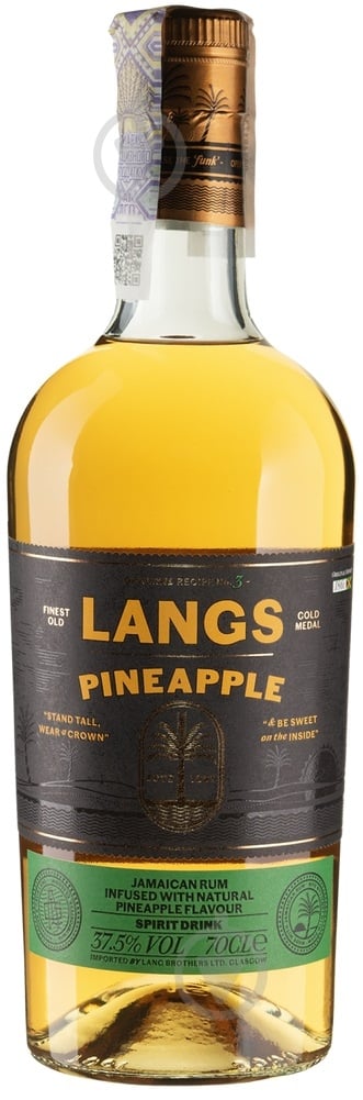 Напій ромовий Langs Langs Pineapple Rum 0,7 л - фото 1 Напій ромовий Langs Langs Pineapple Rum 0,7 л - фото 1