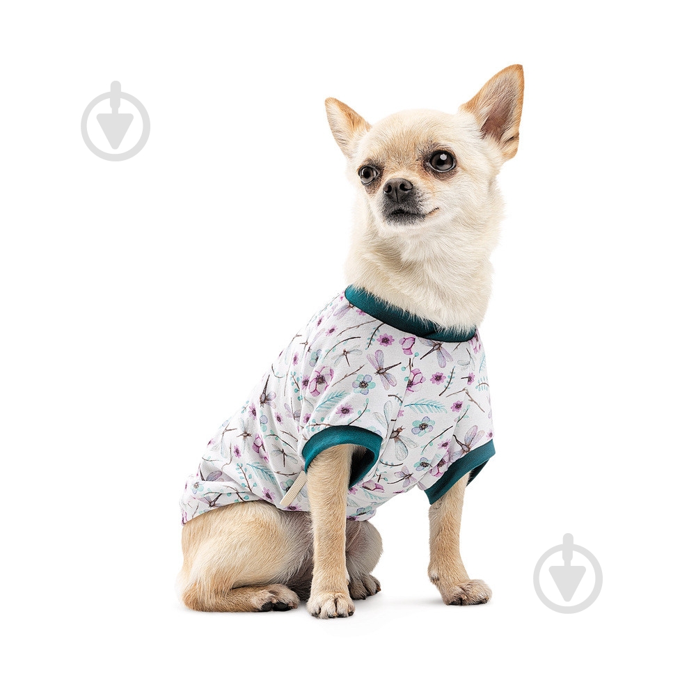 Футболка Pet Fashion Flora для собак трикотаж с цветочным принтом M - фото 2 Футболка Pet Fashion Flora для собак трикотаж с цветочным принтом M - фото 2