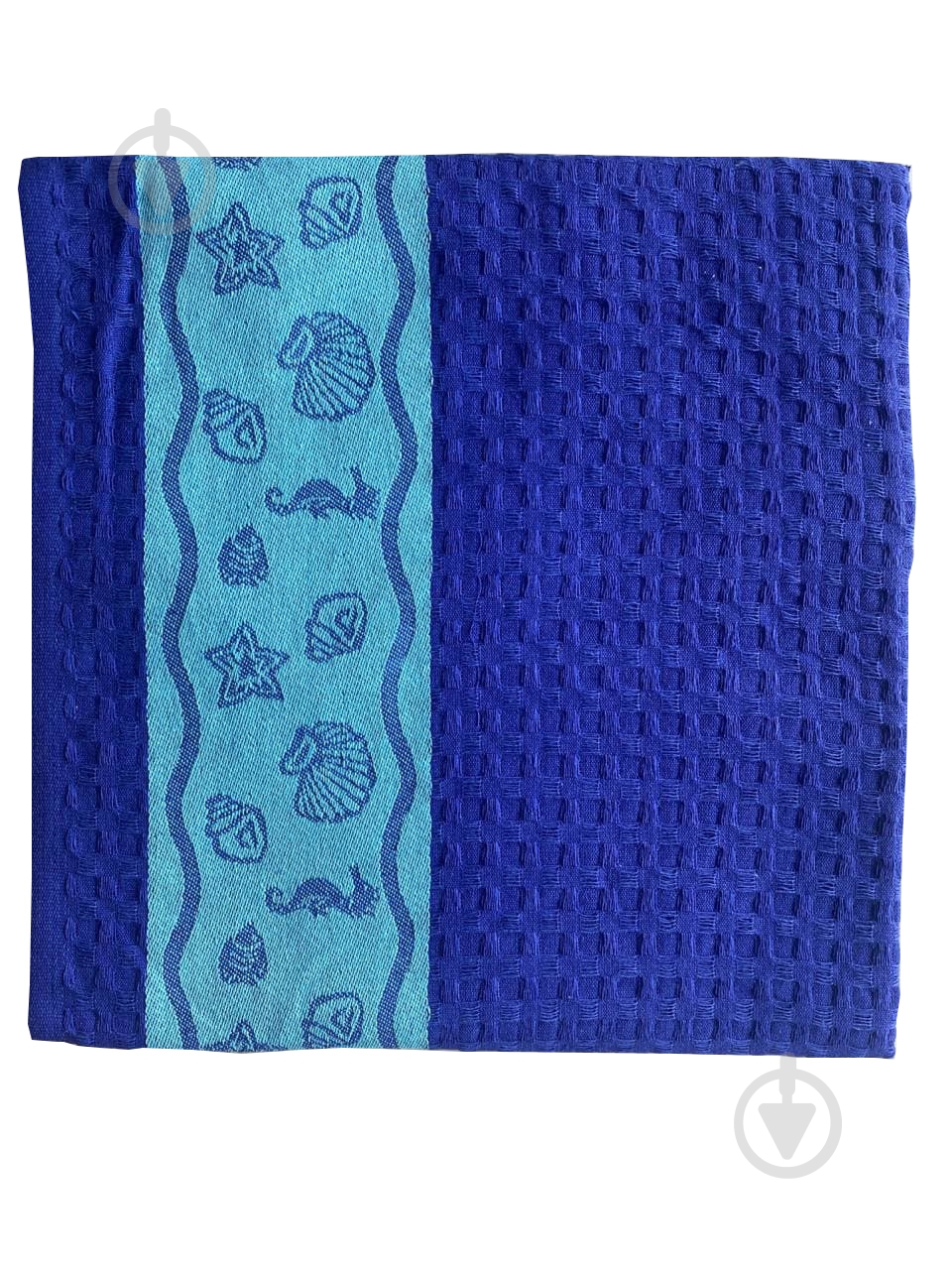 Полотенце вафельное Waffle 70x140 см голубой Zastelli - фото 3