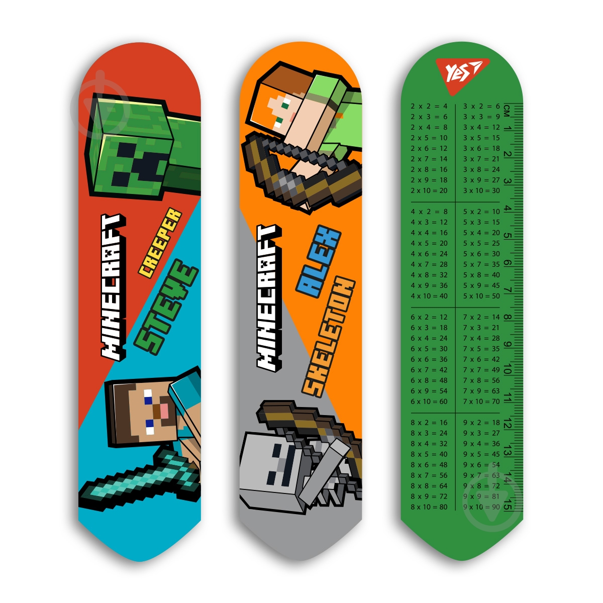 Закладка 2D Minecraft Steve YES - фото 1