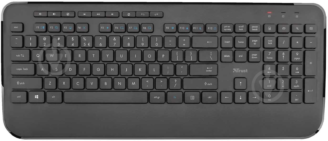 Комплект клавиатура + мышь Trust Mezza WL Black - фото 4