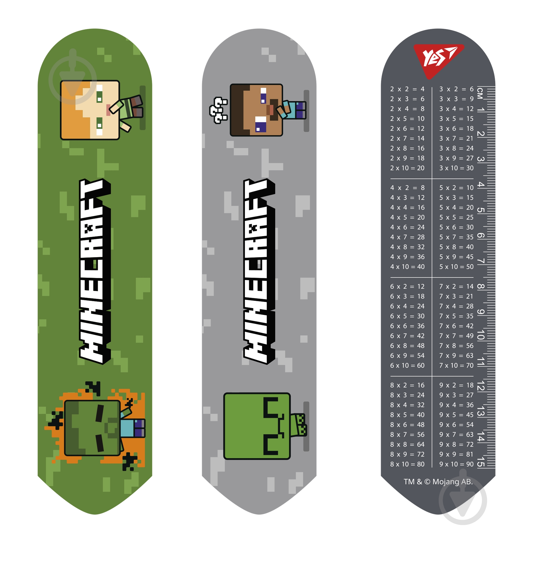 Закладка 2D Minecraft Creeper YES - фото 1