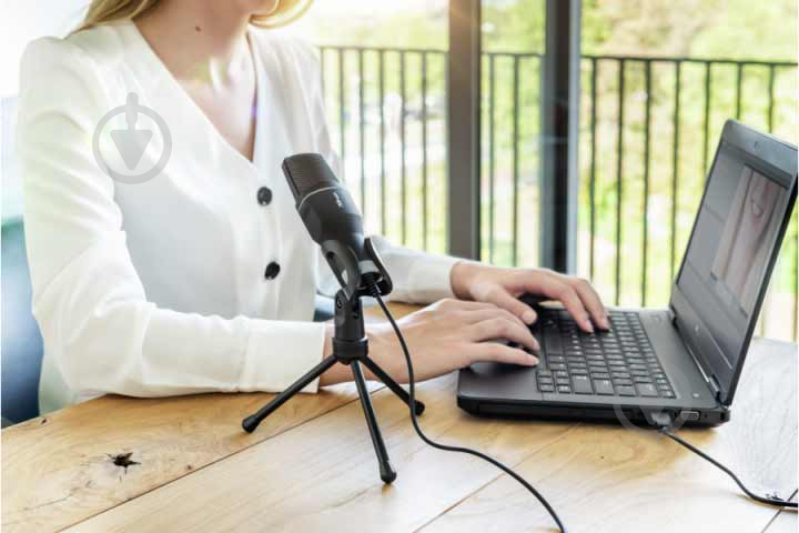 Микрофон Trust Voxa USB desk microphone (22810) - фото 7 Микрофон Trust Voxa USB desk microphone (22810) - фото 7