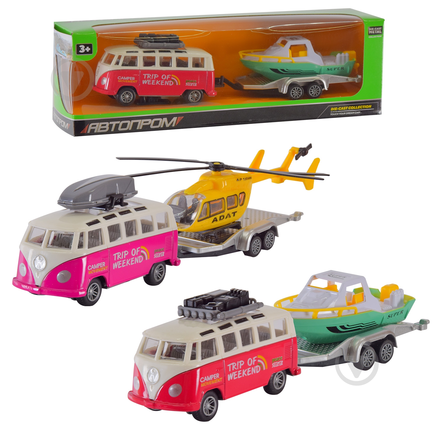 Автобус Автопром 1:50 AP7451 - фото 1 Автобус Автопром 1:50 AP7451 - фото 1