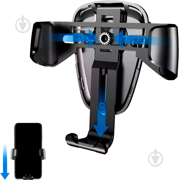 Автотримач Gravity BASEUS SUYL-0S срібний - фото 13