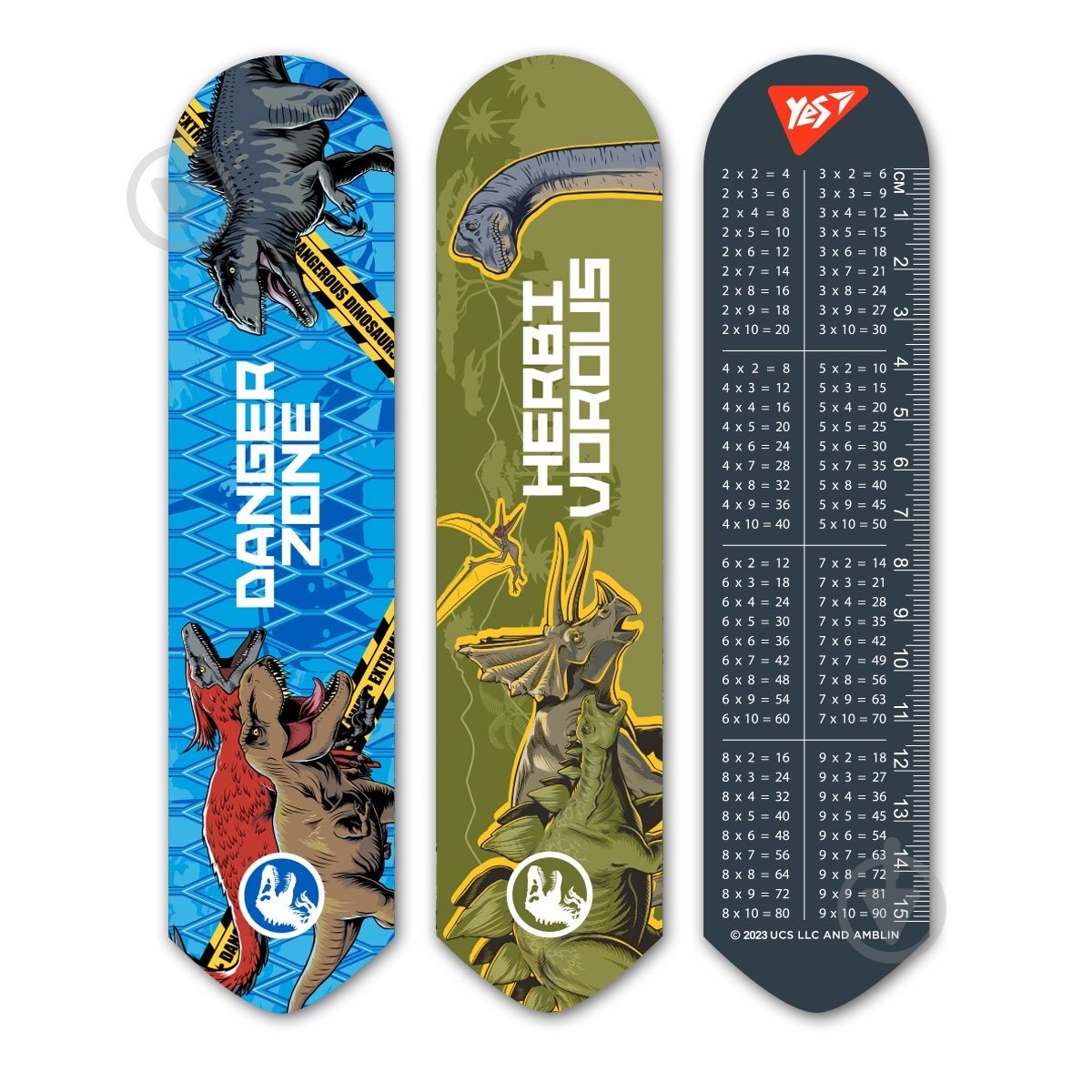 Закладка 2D Jurassic World синяя YES - фото 1