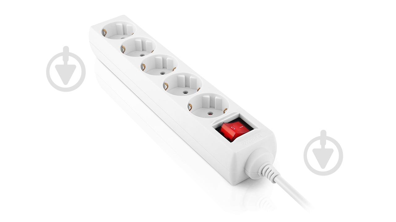 Фильтр-удлинитель Real-el RS-Protect M с заземлением 5 гн. белый 5 м - фото 9 Фильтр-удлинитель Real-el RS-Protect M с заземлением 5 гн. белый 5 м - фото 9