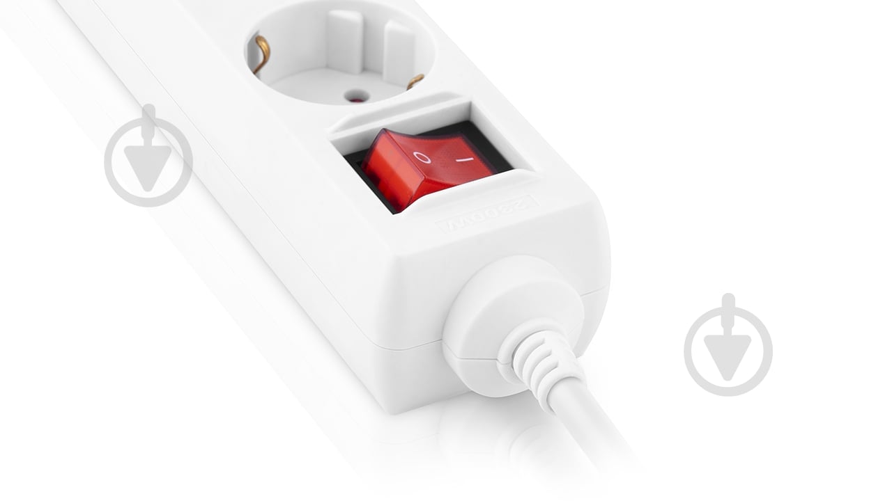 Фильтр-удлинитель Real-el RS-Protect M с заземлением 5 гн. белый 5 м - фото 3 Фильтр-удлинитель Real-el RS-Protect M с заземлением 5 гн. белый 5 м - фото 3