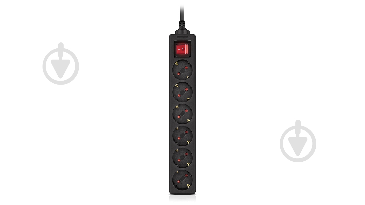 Фильтр-удлинитель Real-el RS-6 Protect M с заземлением 6 гн. черный 1,8 м - фото 2 Фильтр-удлинитель Real-el RS-6 Protect M с заземлением 6 гн. черный 1,8 м - фото 2