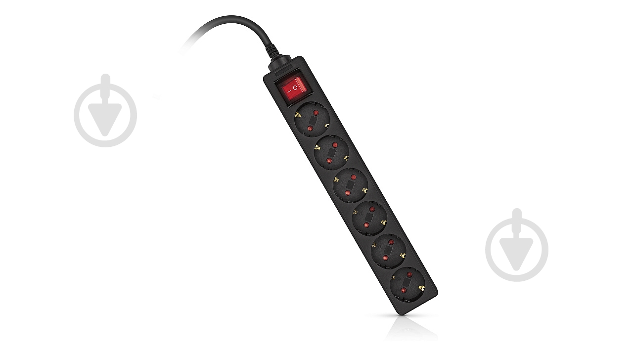 Фильтр-удлинитель Real-el RS-6 Protect M с заземлением 6 гн. черный 1,8 м - фото 10 Фильтр-удлинитель Real-el RS-6 Protect M с заземлением 6 гн. черный 1,8 м - фото 10