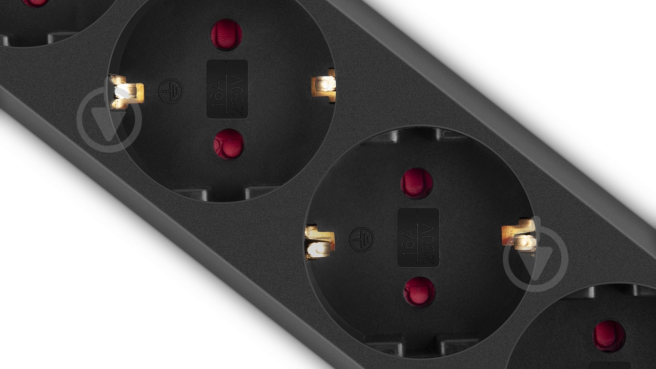 Фильтр-удлинитель Real-el RS-6 Protect M с заземлением 6 гн. черный 1,8 м - фото 4 Фильтр-удлинитель Real-el RS-6 Protect M с заземлением 6 гн. черный 1,8 м - фото 4