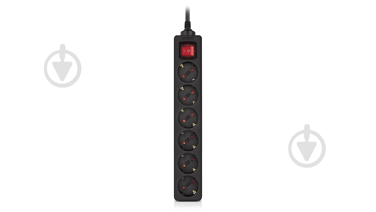 Фільтр-подовжувач Real-el RS-6 Protect M із заземленням 6 гн. чорний 3 м - фото 3