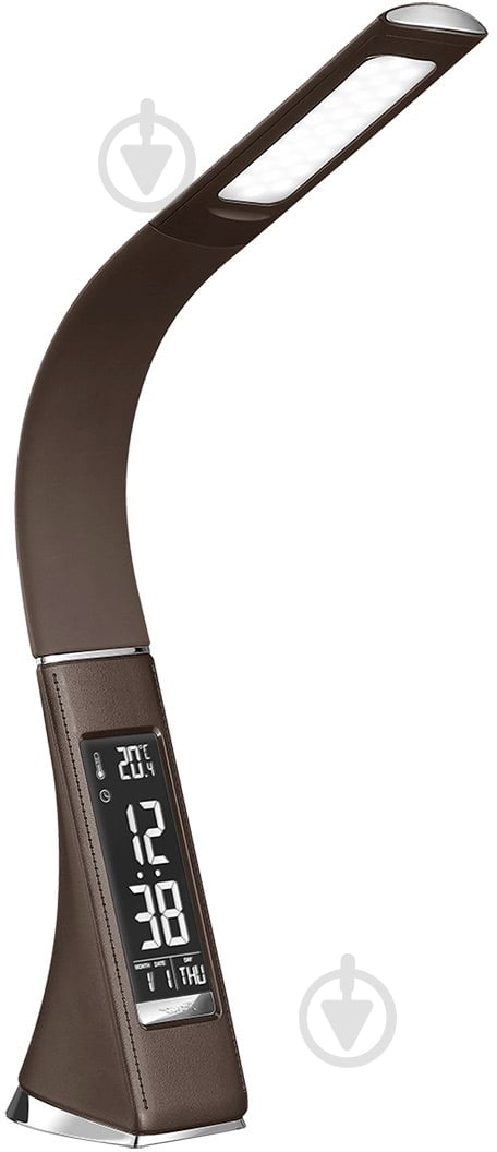 Настільна лампа офісна LedPulsar ALT-219BR LED 6 Вт коричневий - фото 2