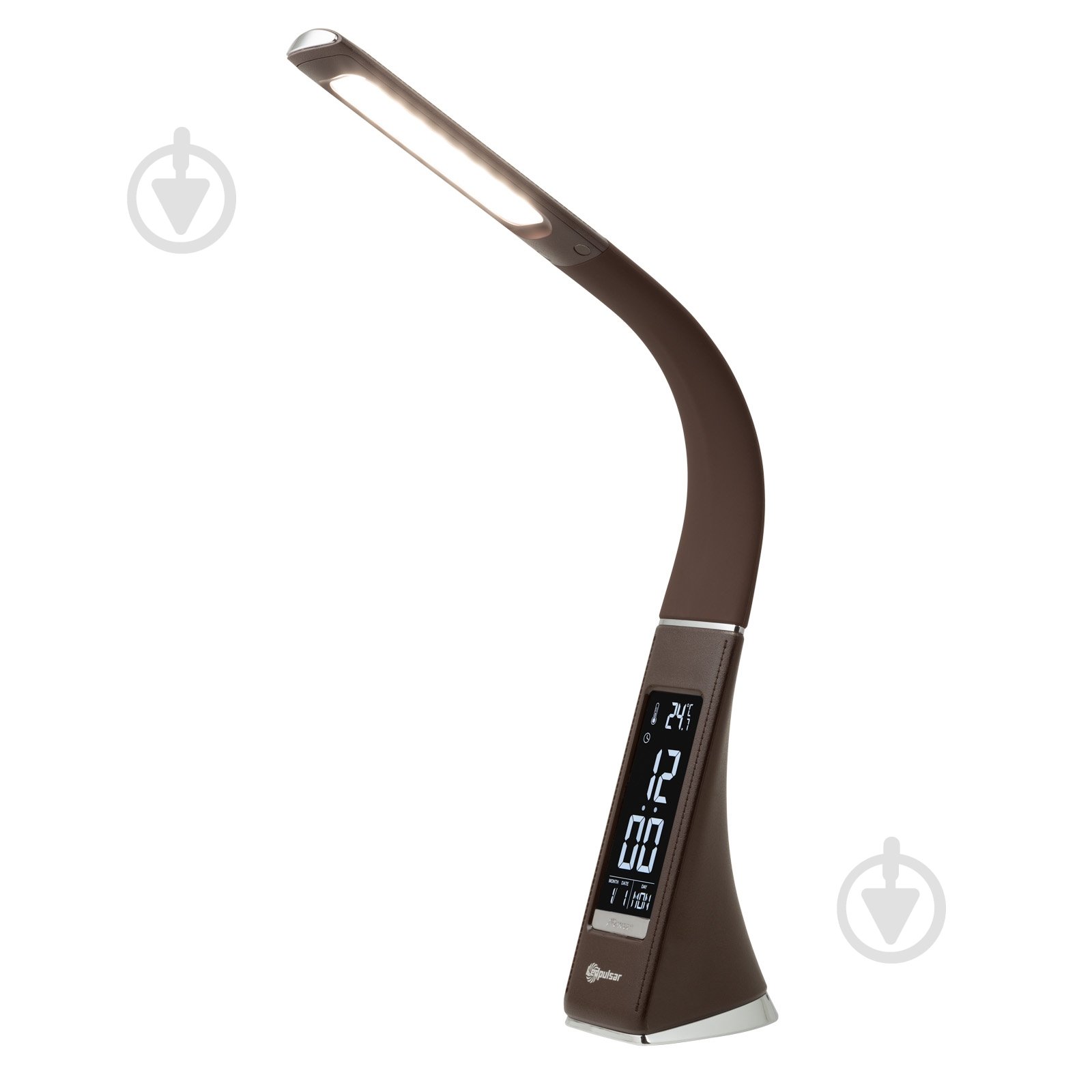 Настільна лампа офісна LedPulsar ALT-219BR LED 6 Вт коричневий - фото 1