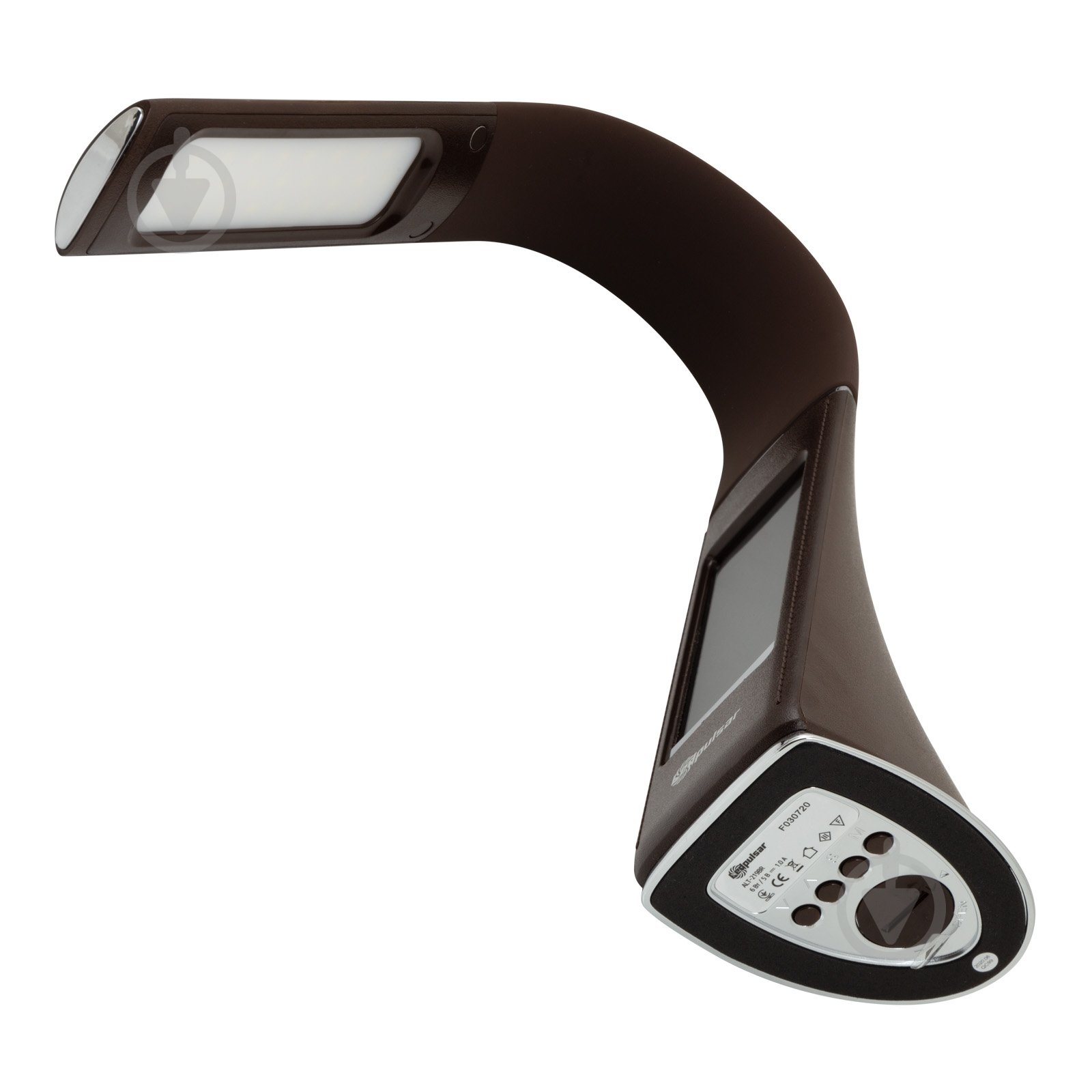 Настільна лампа офісна LedPulsar ALT-219BR LED 6 Вт коричневий - фото 3