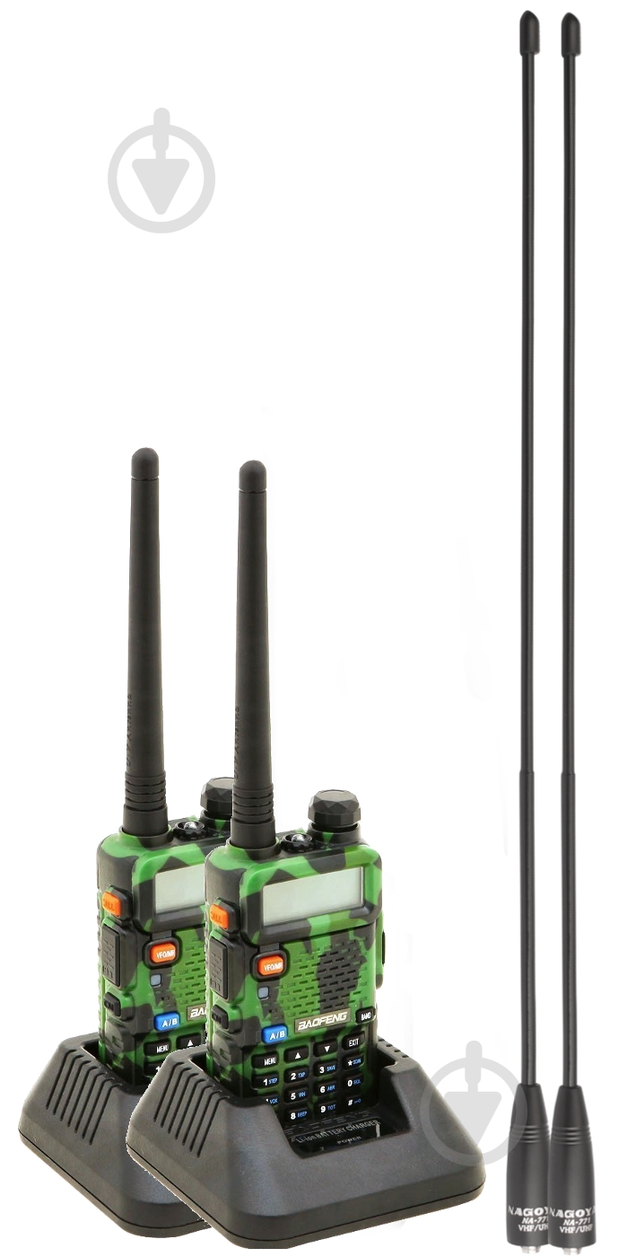 Комплект рацій Baofeng UV-5R Forest Camo - фото 1 Комплект рацій Baofeng UV-5R Forest Camo - фото 1