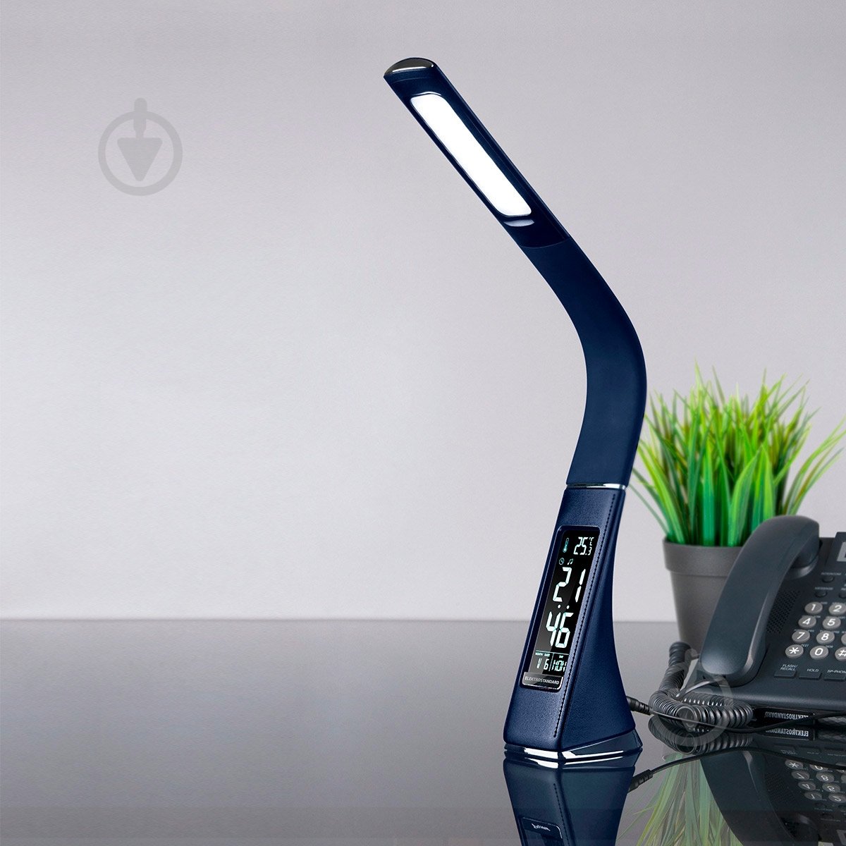 Настільна лампа офісна LedPulsar ALT-219BL LED 6 Вт синій - фото 2