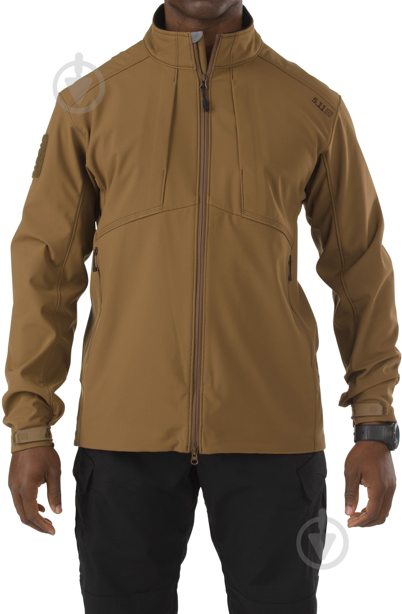 Куртка чоловіча демісезонна 5.11 Tactical Sierra Softshell 78005 р.S коричнева - фото 1