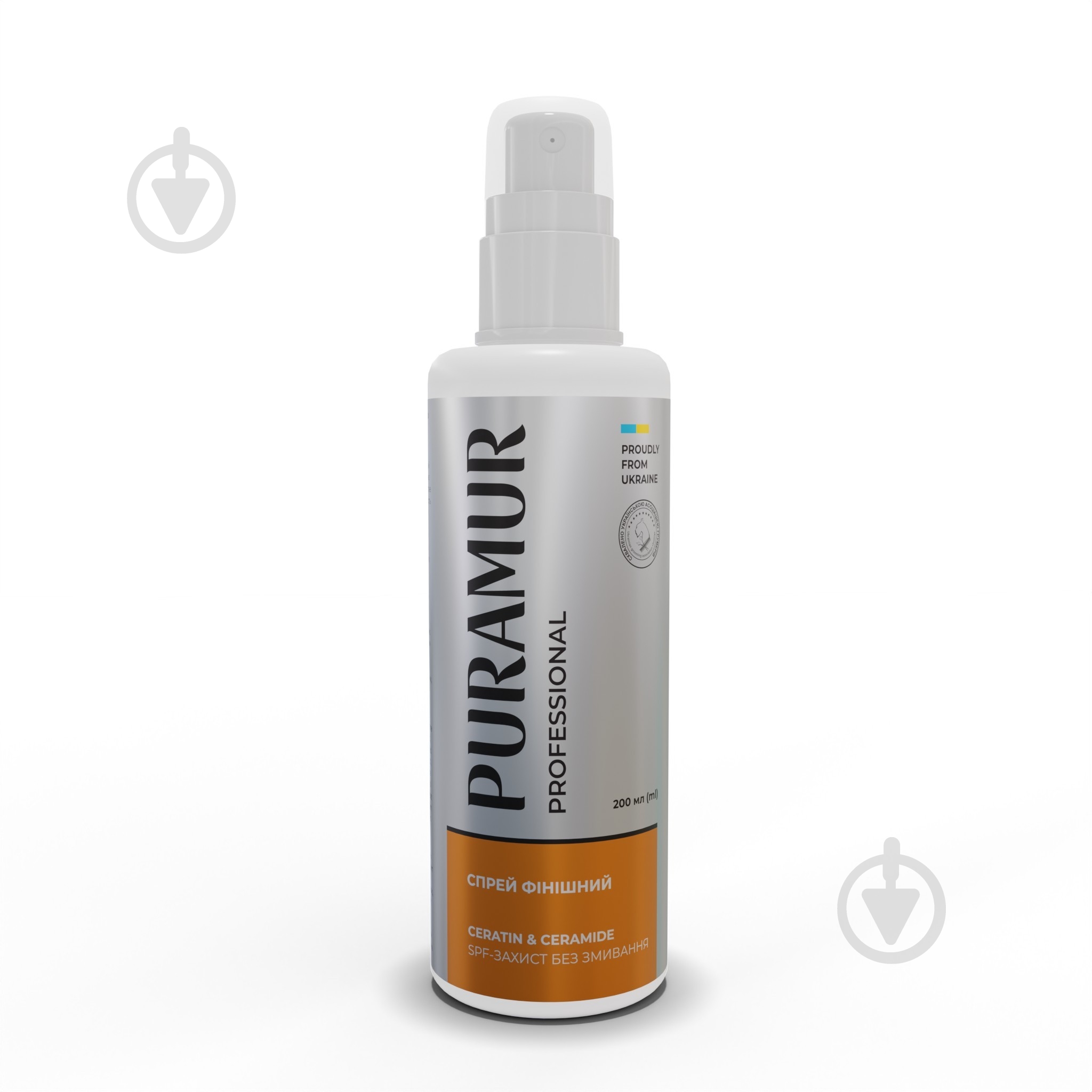 Спрей финишный PURAMUR Ceratin and Ceramide SPF-защита без смывания 200 мл для собак - фото 1 Спрей финишный PURAMUR Ceratin and Ceramide SPF-защита без смывания 200 мл для собак - фото 1