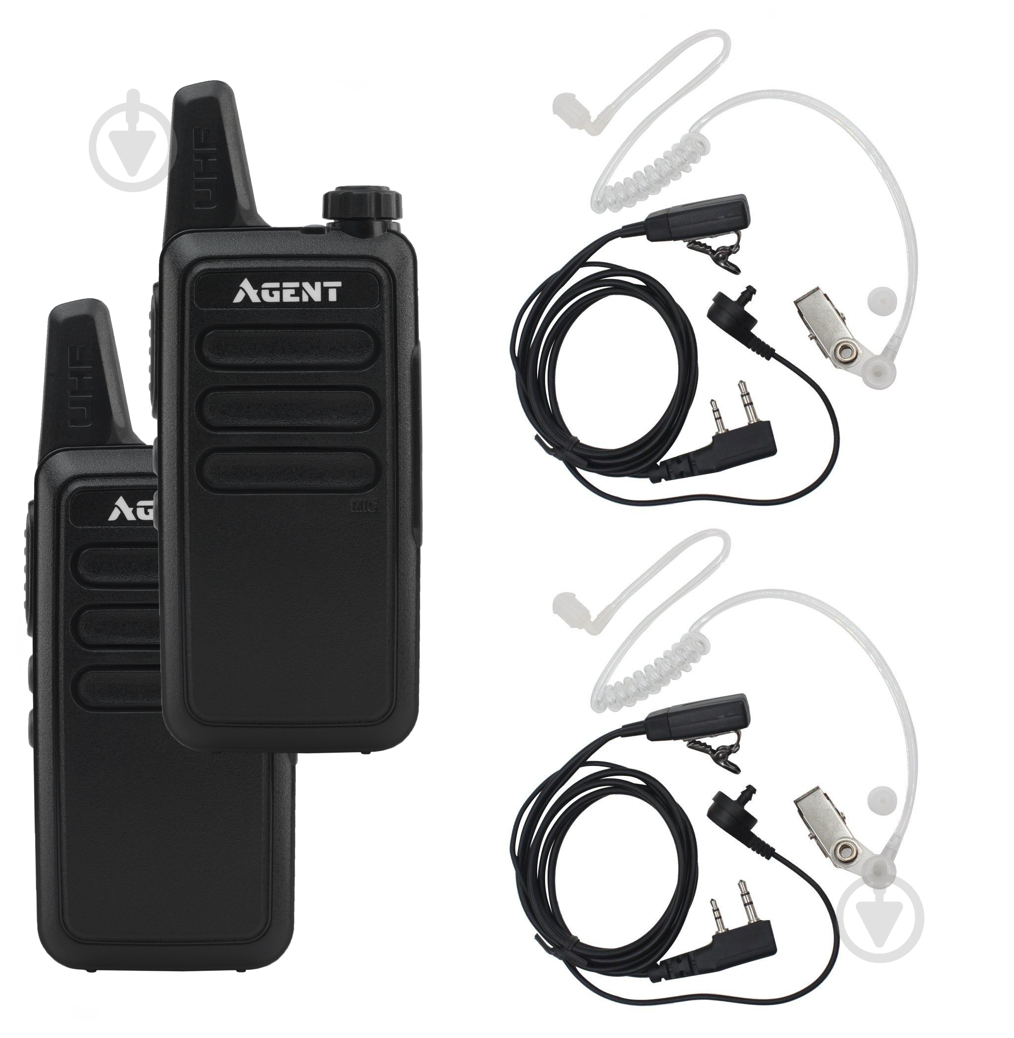 Комплект раций Agent AR-T7 Service Staff Black - фото 1