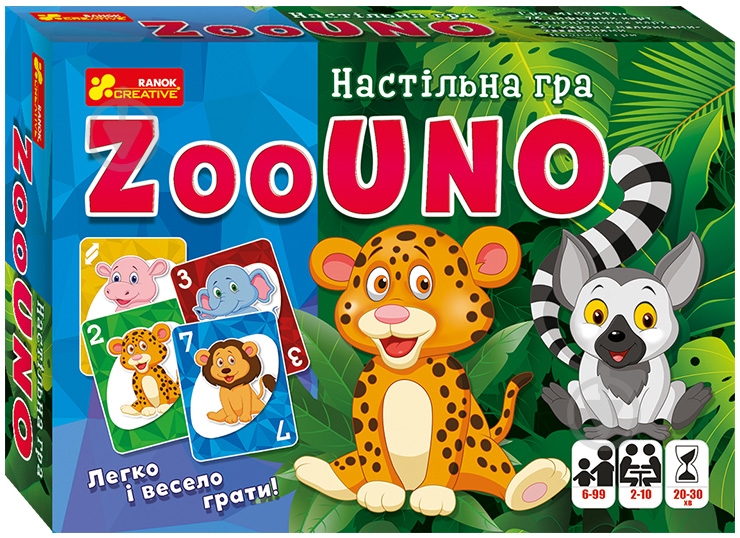 Игра настольная Ранок Зооуно 12120067У - фото 1