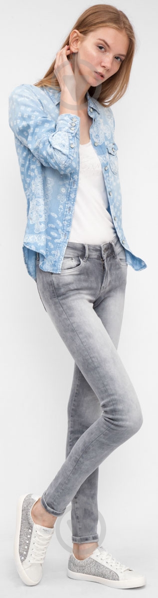 Рубашка Pepe Jeans р. XS голубой - фото 4