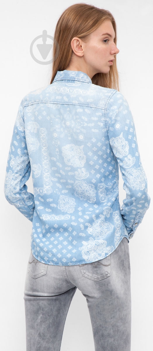 Рубашка Pepe Jeans р. XS голубой - фото 3