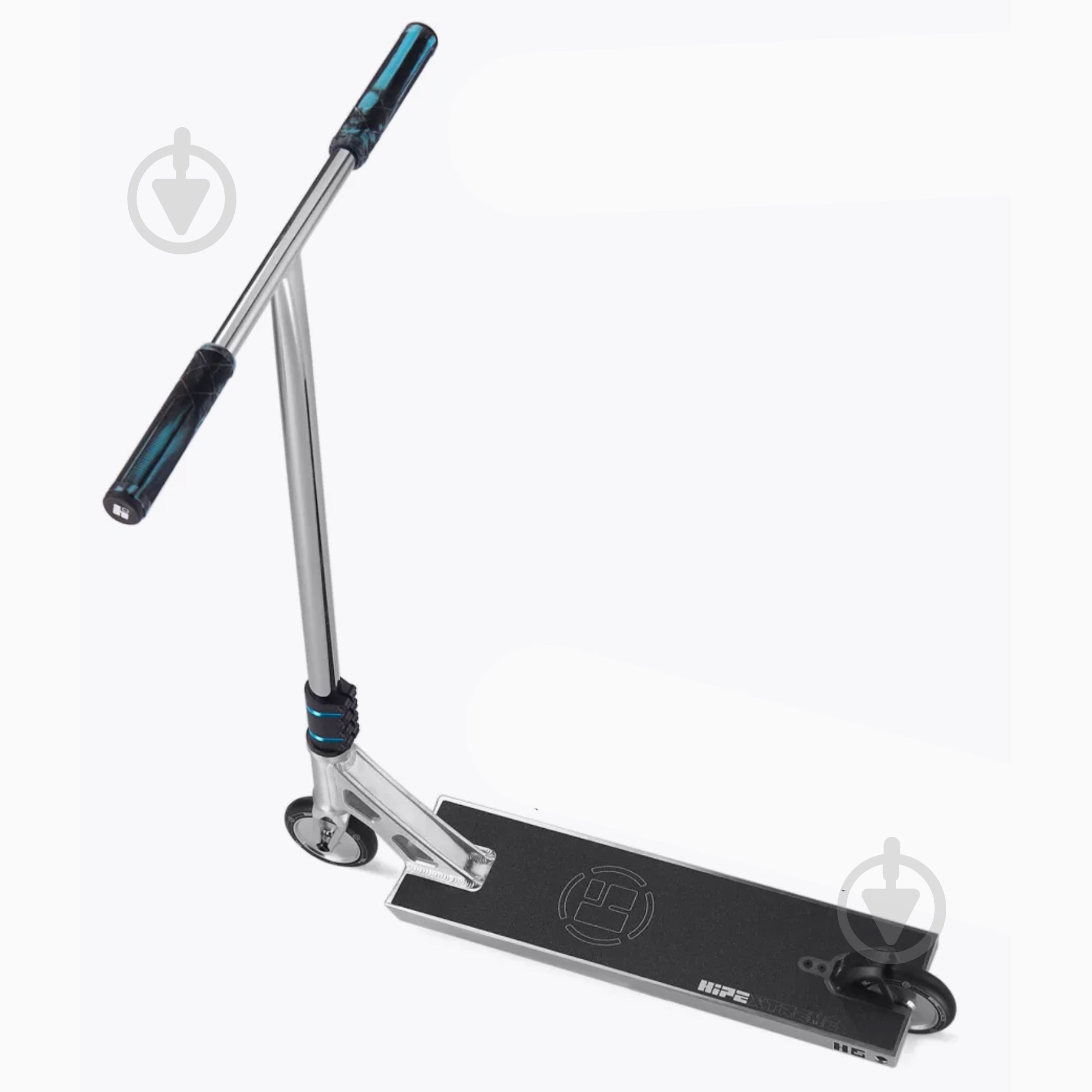 Самокат трюковий Hipe H6 Silver/Blue 410609 - фото 6