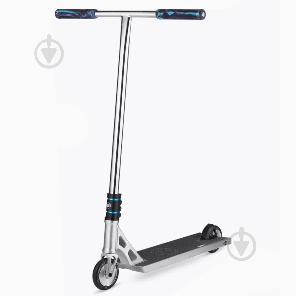 Самокат трюковий Hipe H6 Silver/Blue 410609 - фото 1