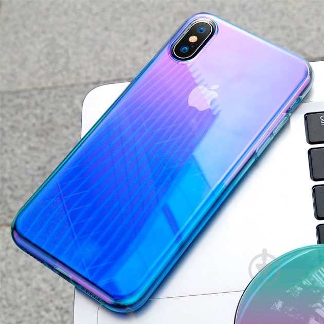 Чехол BASEUS Glow WIAPIPH65-XG03 для Apple iPhone XS Max - фото 5
