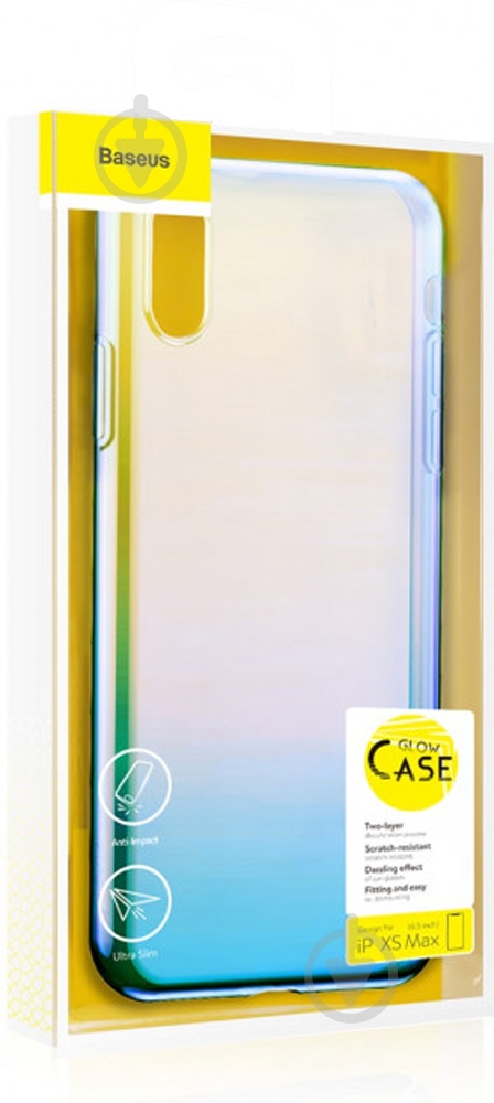 Чехол BASEUS Glow WIAPIPH65-XG03 для Apple iPhone XS Max - фото 8