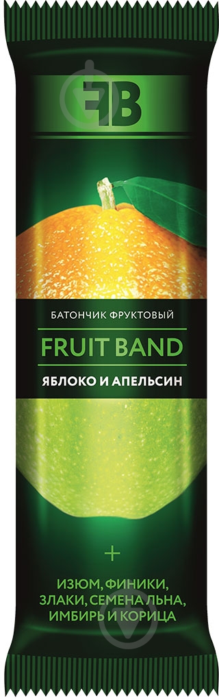 Батончик Fruit Band Яблоко и апельсин 40 г (4602073082011) - фото 1