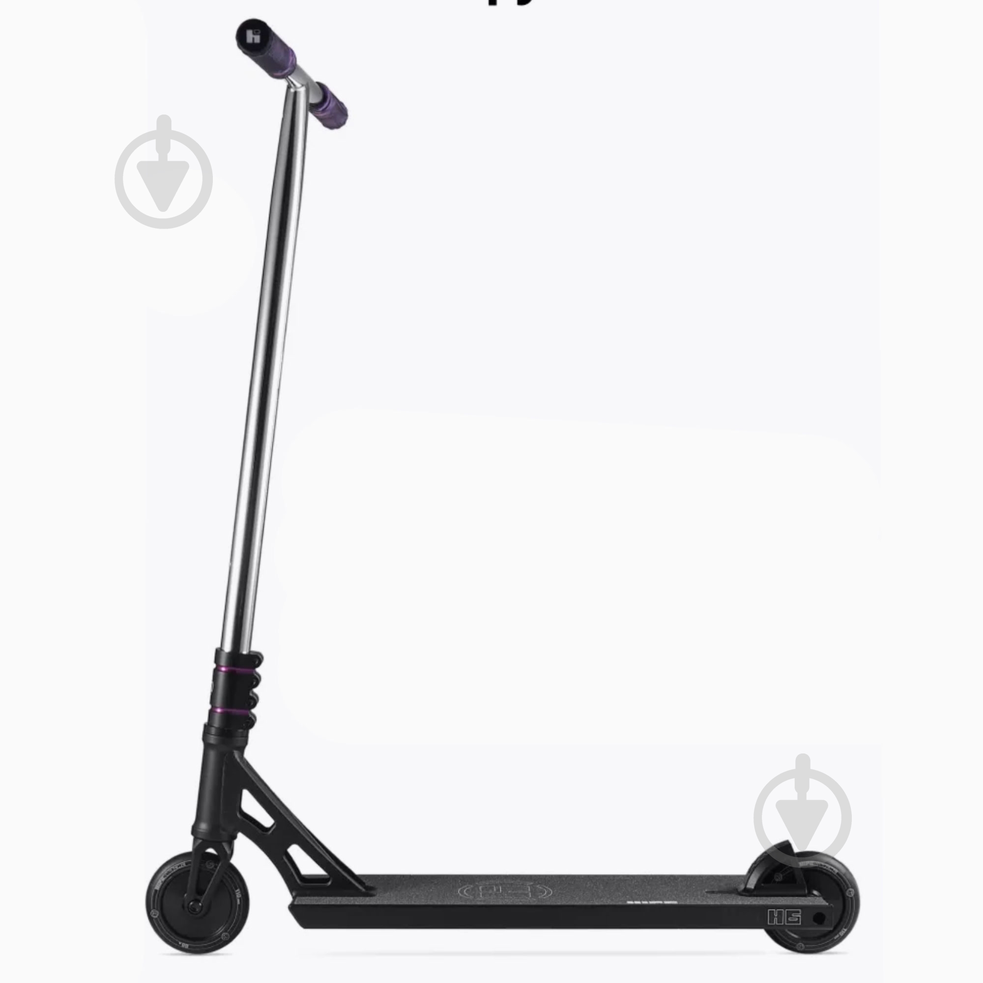 Самокат трюковый Hipe H6 Black/Purple 410608 - фото 3