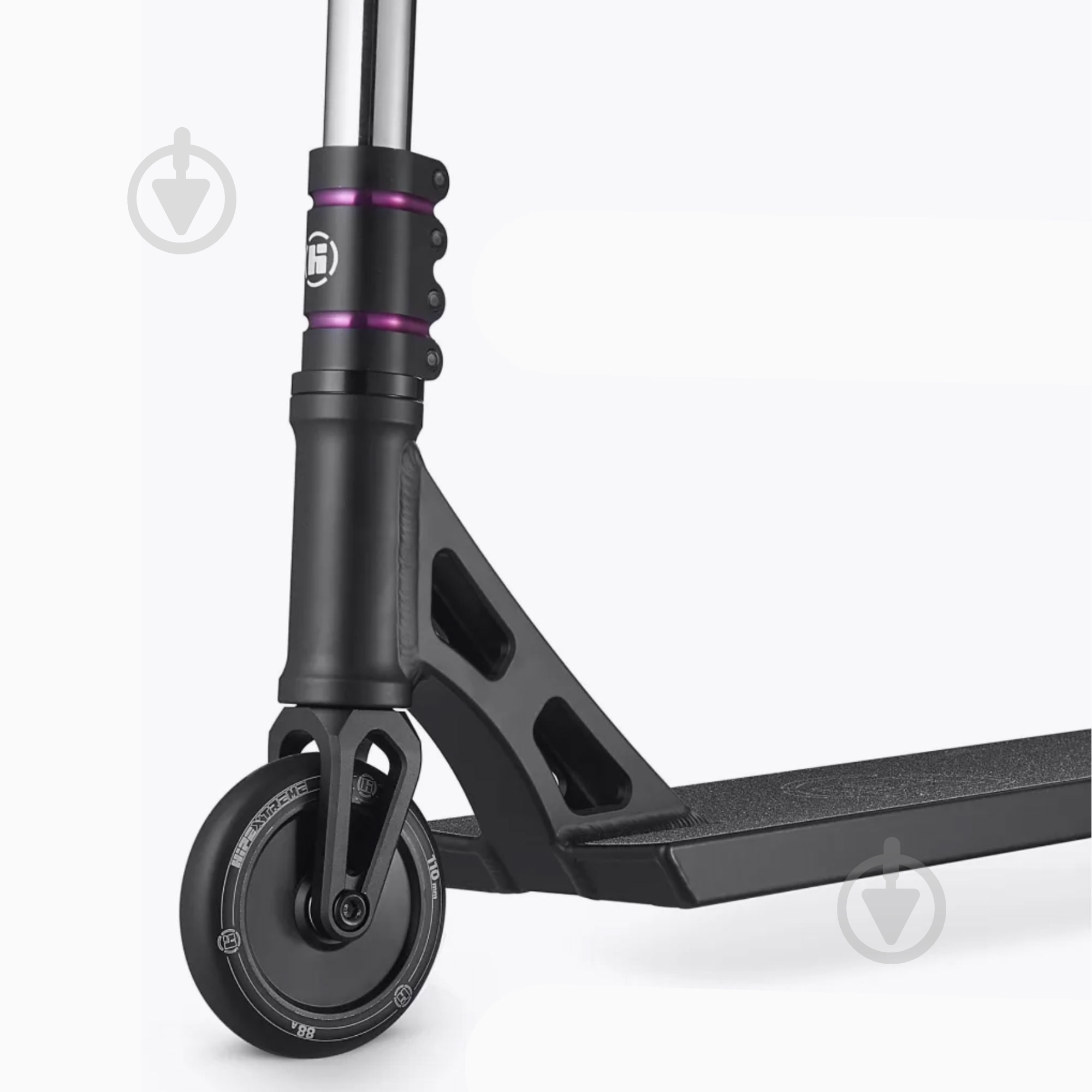 Самокат трюковый Hipe H6 Black/Purple 410608 - фото 2