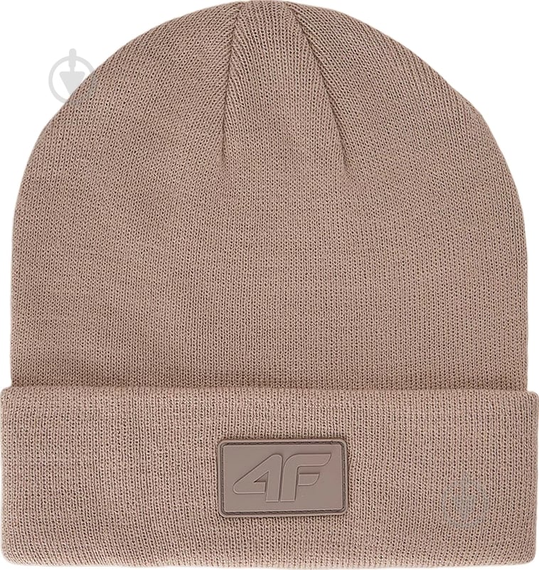 Шапка 4F 4FJWAW25ACAPU653-83S р.os бежевый - фото 1 Шапка 4F 4FJWAW25ACAPU653-83S р.os бежевый - фото 1